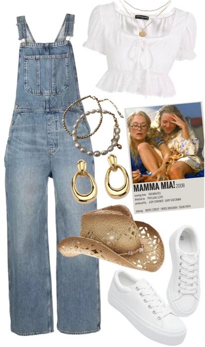 Mamma Mia Outfit | ShopLook Amanda Seyfried Mamma Mia Outfits, Mamma Mia Dress Up Party, Momma Mia Halloween Costumes, Plus Size Mamma Mia Outfits, Mamma Mia Party Theme Outfits, Mama Mia Costume Ideas, Mamma Mia Disfraz, Tanya Mamma Mia Outfit, Mama Mia Clothes