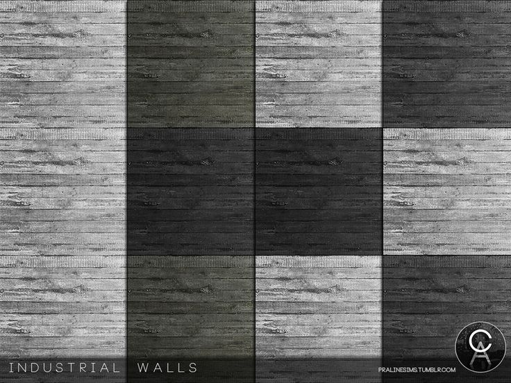 black and white wallpaper with wooden panels in different sizes, textures or patterns on it