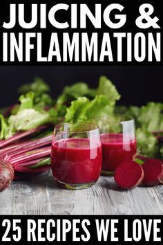 the cover of juice and inflammation magazine features beets, celery, and radishes