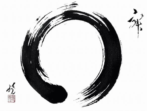 The classic symbol for Zen is the enso. It is known as the circle of… Enso Symbol, Zen Tattoo, Zen Symbol, Wu Wei, Geniale Tattoos, Zen Buddhism, Japanese Calligraphy, Zen Art, Aikido