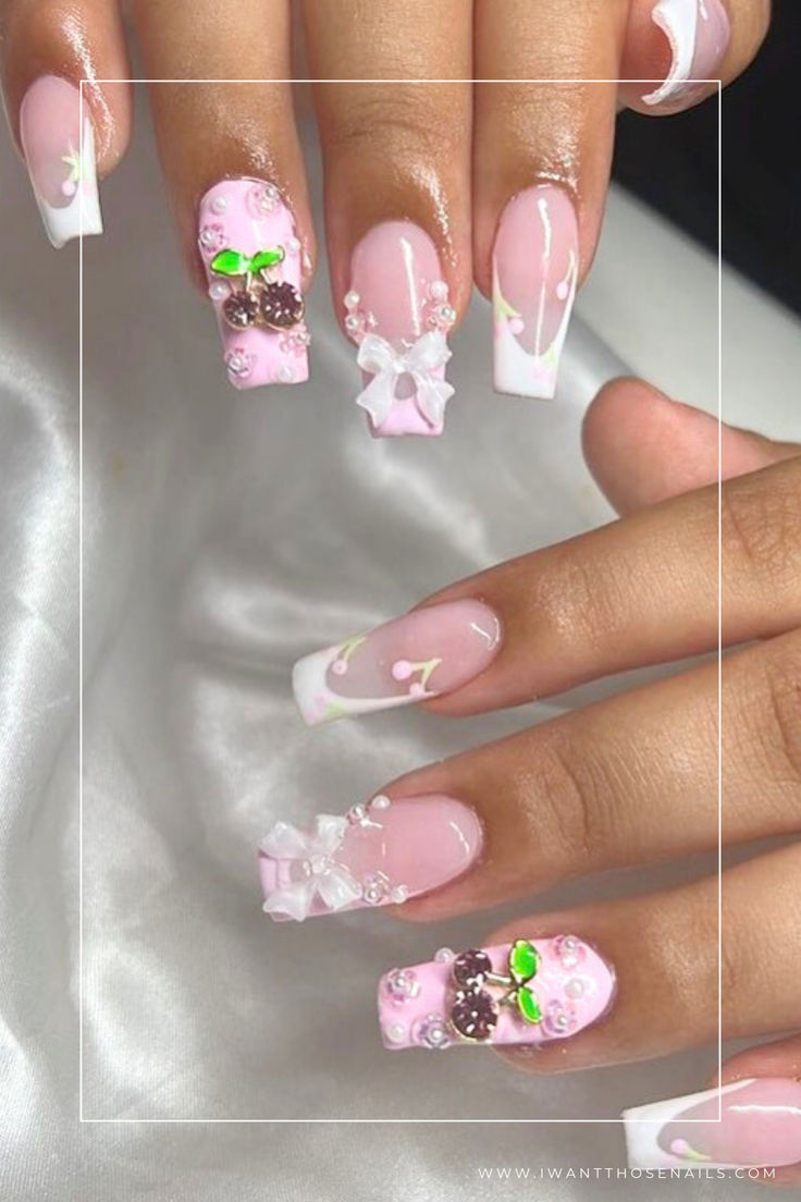 coquette nails 3d Coquette Nail Designs, Coquette Nail, Coquette Nails, Latest Nail Trends, Nail Trend, Nail Games, Confidence Boost, Style Statement, French Design