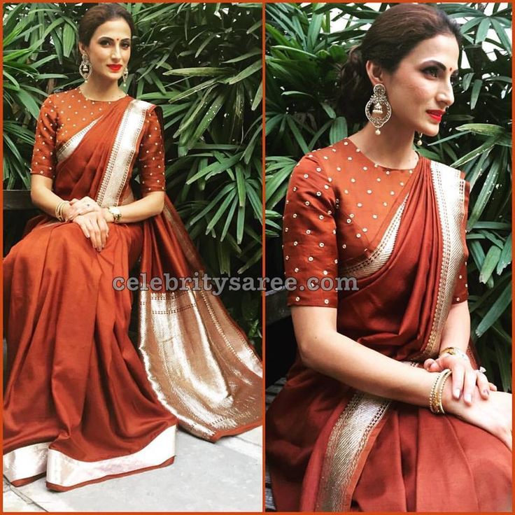 Shilpa Reddy Silk Sarees Collection High Neck Saree Blouse, Blouse Designs High Neck, Blouse Designs Catalogue, Perhiasan India, Sari Blouse Designs, Indian Saree Blouses Designs, Silk Saree Blouse Designs, Blouse Designs Indian, Saree Blouse Designs Latest