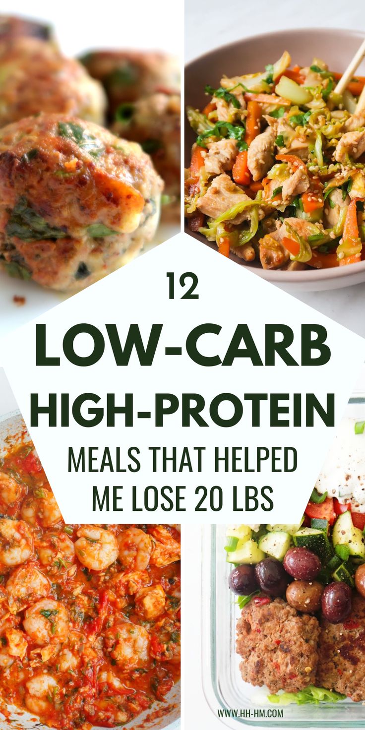 low carb high protein meals that helped me lose 20lbs