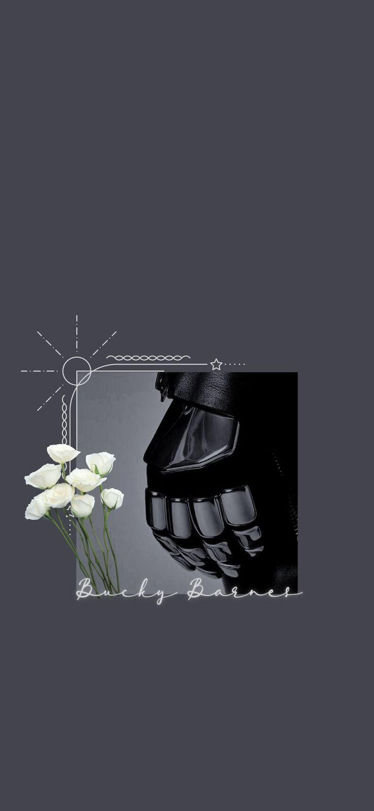 white flowers sitting in front of a black motorcycle helmet