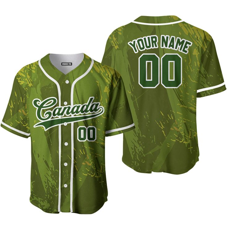 Are you a passionate fan, a dedicated player, or simply someone who appreciates the timeless sport of baseball? We've got some special Custom Canada Camouflage Green White Baseball Jersey items in store for you. Our collection of baseball jerseys is designed to bring out the true fan in you. It's also a great choice for team uniforms, ensuring a unified and professional look that keeps you comfortable and stylish both on and off the field. FEATURE: Material: Premium 95% polyester and 5% spandex White Baseball Jersey, Baseball Uniforms, Camouflage Green, Custom Baseball Jersey, Orange Fox, Gifts For Sports Fans, Camo Shirts, Team Uniforms, White Prints