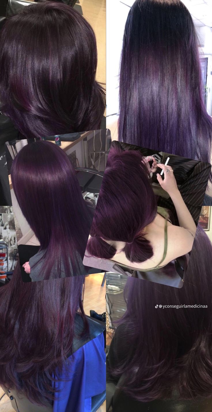 Dark Plum Hair Color, Dark Plum Hair, Manic Panic Purple, Plum Hair Color, Online Shopping Fails, Hair Color Plum, Dark Purple Hair, Plum Hair, Color Streaks