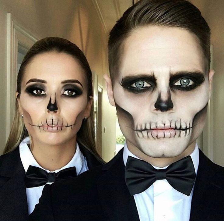 Horror Smink, Makijaż Sugar Skull, Skeleton Face Paint, Makeup Zombie, Creative Halloween Makeup, Makeup Clown, Angel Halloween Costumes, Halloweenský Makeup, Make Up Foundation