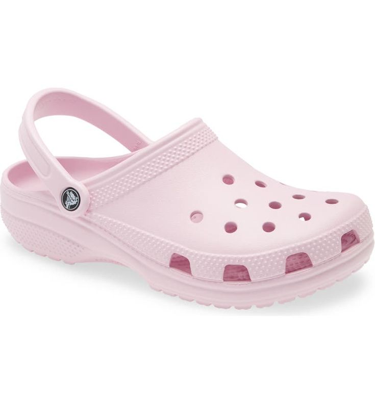 Girls Clogs, Pink Crocs, Crocs Clog, Ballerina Pink, Classic Girl, Crocs Classic Clogs, Pink Ballerina, Most Comfortable Shoes, Clog Sandals