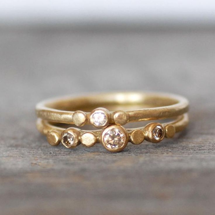 Tiny Diamond and Gold Wedding Ring 14k Gold Skipping Stone | Etsy Dainty Hand Forged Gold Stackable Rings, Gold Hand Forged Diamond Ring For Anniversary, Dainty Hand Forged Stackable Wedding Rings, Anniversary Gold Hand Forged Diamond Ring, Hammered 14k Gold Stackable Wedding Rings, 14k Gold Hammered Stackable Wedding Rings, Delicate Hammered Yellow Gold Ring, Gold Stackable Rings With Rose Cut Diamonds, Hammered Gold Diamond Ring For Gifts