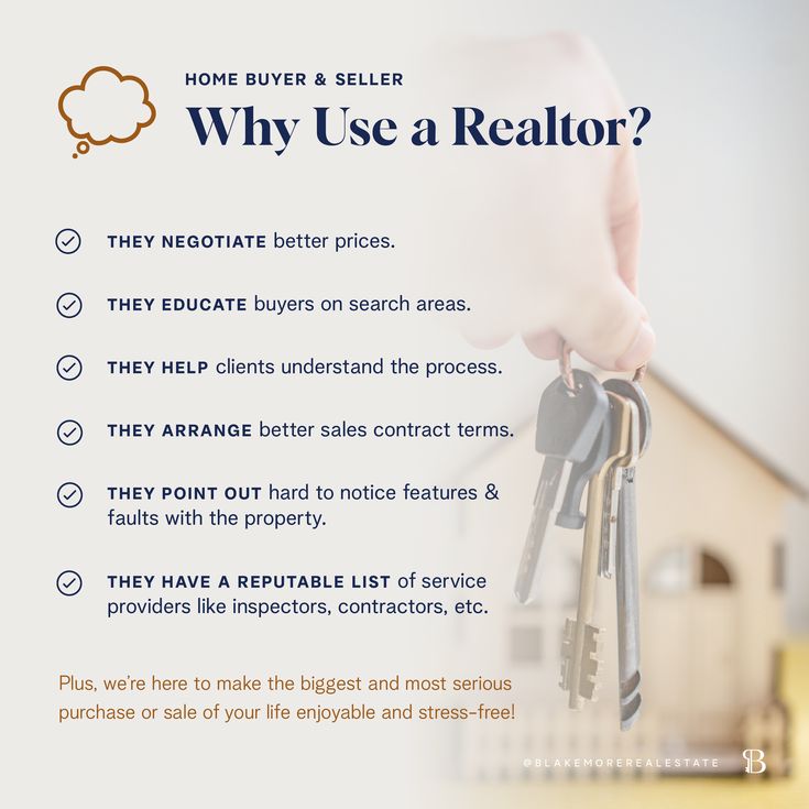 a person holding keys in their hand with the words why use a realtor?