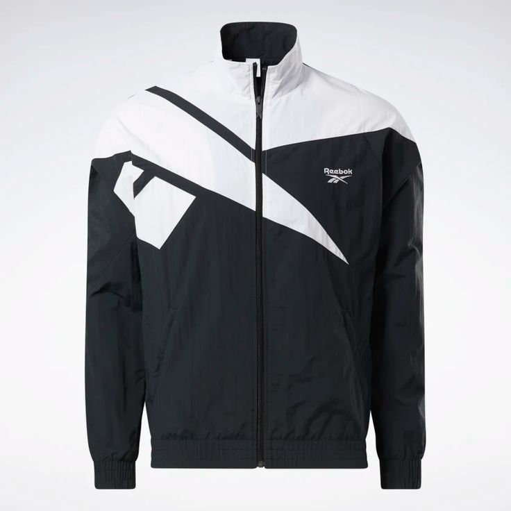 Reebok Classics Vector Track Jacket - Black | Reebok US Black Reebok, Reebok Classics, Blackest Night, Track Jacket, Track Jackets, New Products, Nike Jacket, Adidas Jacket, Life Is