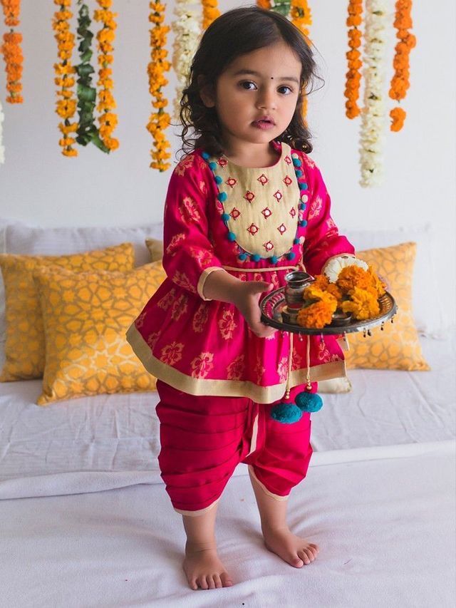 Pants Illustration, Kids Indian Wear, Diwali Dresses, Kids Kurta, Kids Dress Collection, Kids Wear Girls, Kids Blouse Designs, Kids Blouse