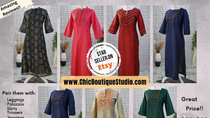 Chic Boutique Studio - Indian Women's Clothing on Etsy