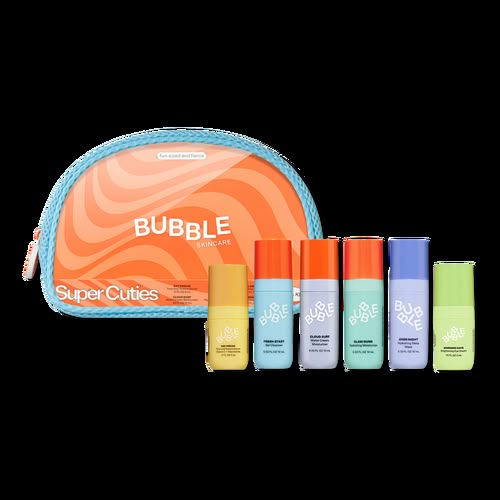 Super Cuties Trial Kit - Bubble | Ulta Beauty Summer Rules, Kids Skin Care, Syringa Vulgaris, Brightening Eye Cream, Sephora Skin Care, Preppy Stuff, Perfect Skin Care Routine, Pretty Skin Care, Skin Care Items