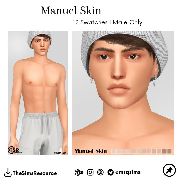 an image of a man with no shirt on and his name is manne skin