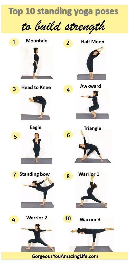 the top 10 standing yoga poses to build strength