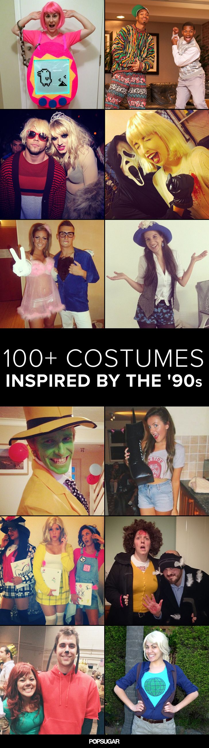 many different pictures with the words 1001 costumes inspired by the 50's on them