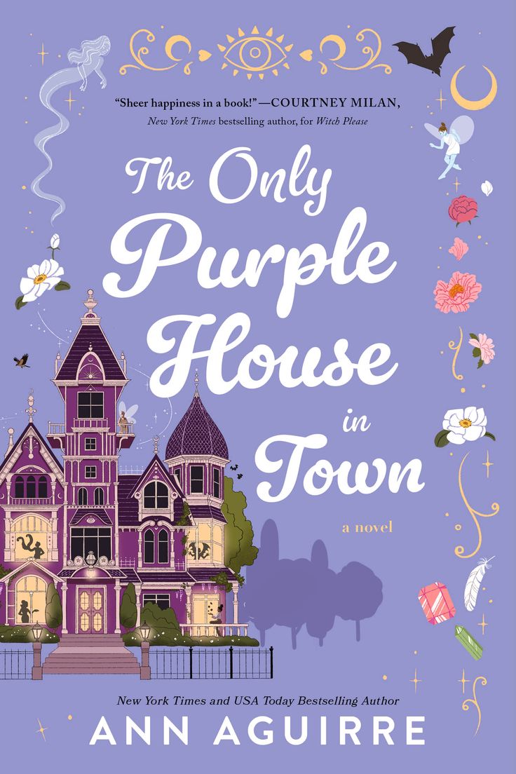 the only purple house in town by ann aguire, illustrated by an author