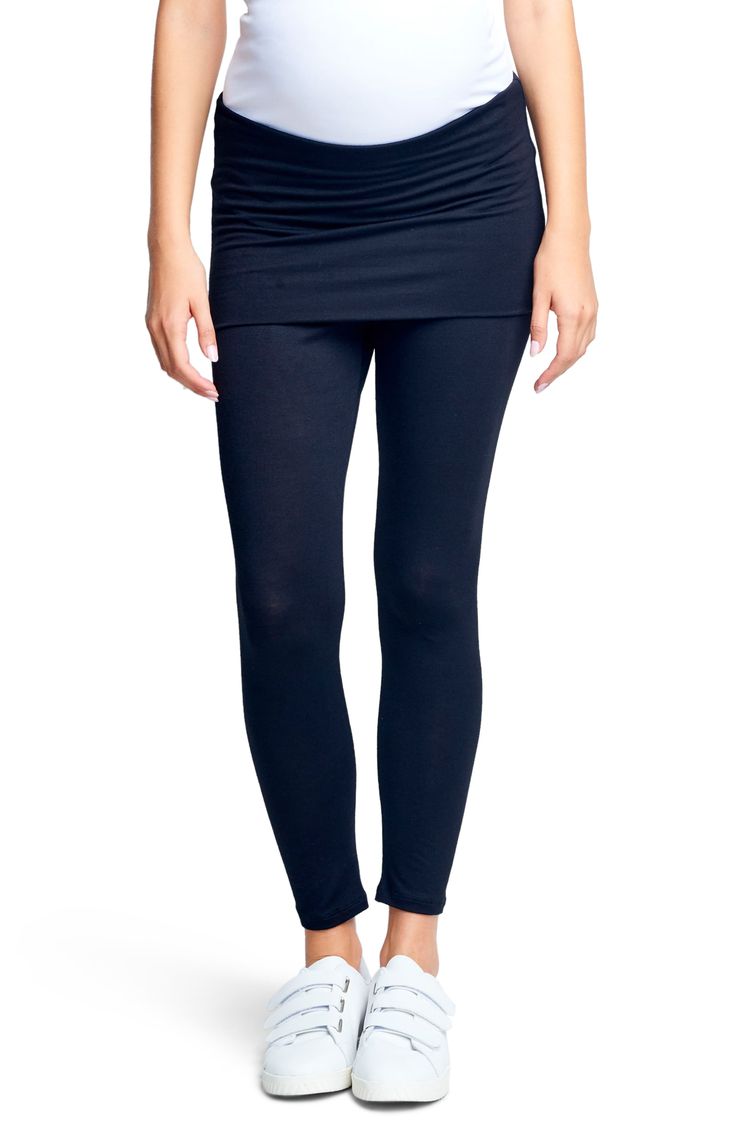 With their comfy stretch and elasticized underbelly support, these sleek leggings are the ones you'll be reaching for over and over again. Style Name:Maternal America Belly Support Maternity Leggings. Style Number: 5632942. Available in stores. Full Length Elastane Leggings With 4-way Stretch, Full-length Elastane Tights With 4-way Stretch, Full Length Elastane Tights With 4-way Stretch, Full Length Tights For Pilates In Fall, Full-length Elastane Tights With Elastic Waistband, Full Length Elastane Tights With Elastic Waistband, Fall Pilates Full-length Tights, Stretch Elastane Tights With Wide Waistband, Elastane Leggings With 4-way Stretch