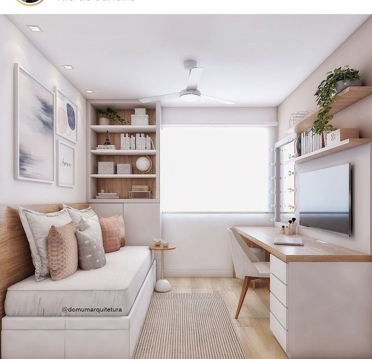 a living room filled with furniture and a flat screen tv