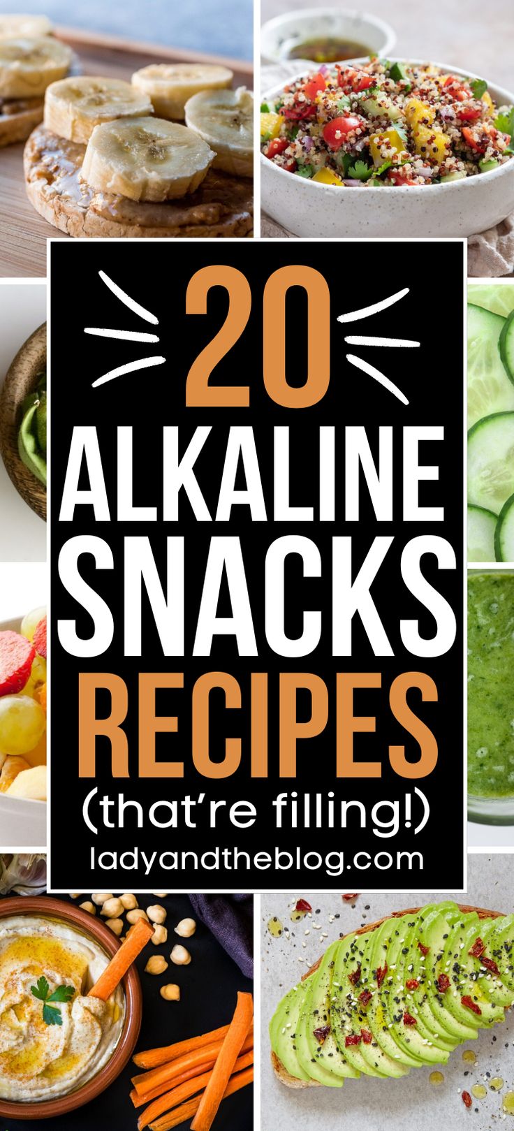 20 alkalie snacks recipes that are filling the air and on top of each other