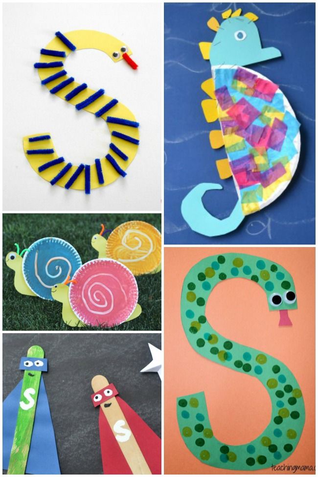 the letter s activities for kids to do with paper plates and construction paper are great