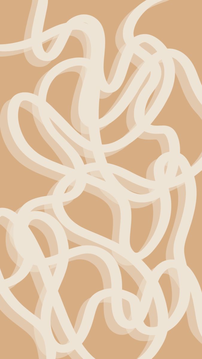 an abstract pattern made up of white lines on a beige background with the word love written below it