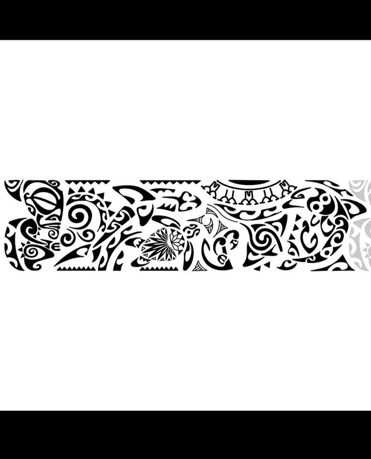 an intricately designed border is shown in black and white, as well as the design for