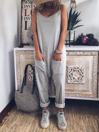 Product Details Product Title: Sleeveless Cotton Pants Overalls CM114 S: (CM) Bust 87,Waist 88,Hip 105,Length 136 M: (CM) Bust 92,Waist 93,Hip 110,Length 137.5 L: (CM) Bust 97,Waist 98,Hip 115,Length 139 XL: (CM) Bust 102,Waist 103,Hip 120,Length 140.5 XXL: (CM) Bust 107,Waist 108,Hip 125,Length 142 3XL: (CM) Bust 112,Waist 113,Hip 130,Length 143.5 4XL: (CM) Bust 117,Waist 118,Hip 135,Length 145 5XL: (CM) Bust 122,Waist 123,Hip 140,Length 146.5 Womens Jumpsuits Casual, Pants Overalls, Vintage Jumpsuit, Solid Jumpsuit, Cotton Jumpsuit, Jumpsuit Online, Maxi Robes, Cotton Bottoms, Casual Jumpsuit