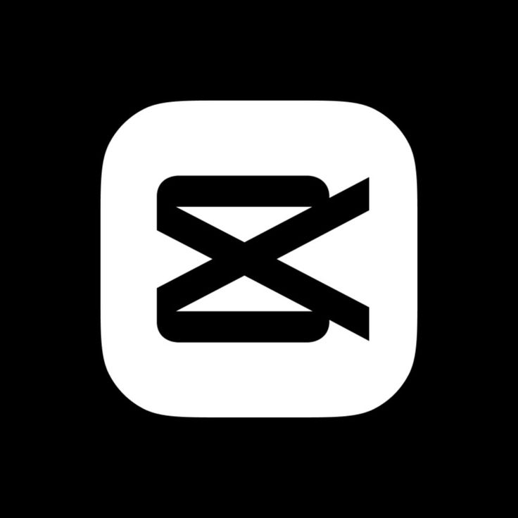 a black and white icon with the letter x in it's center, on a dark background