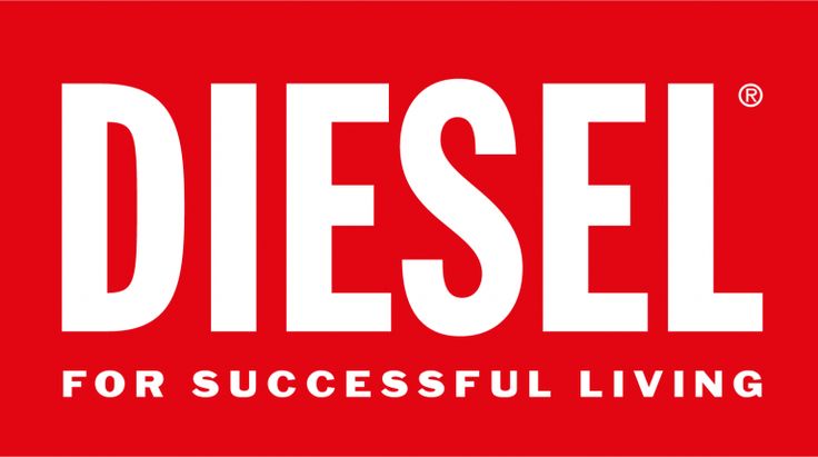 diesel for successful living sign with the words diesel for successful living written in white on a red background