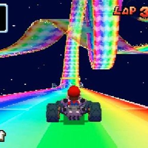 Back To The Elements: SuperDuperBrick's "rainbow road." is a Kaleidoscop... Rainbow Road Mario Kart, Old Computer, Rainbow Road, Nostalgia Core, Childhood Memories 2000, Y2k Wallpaper, Wow Art, Old Games, Mario Kart