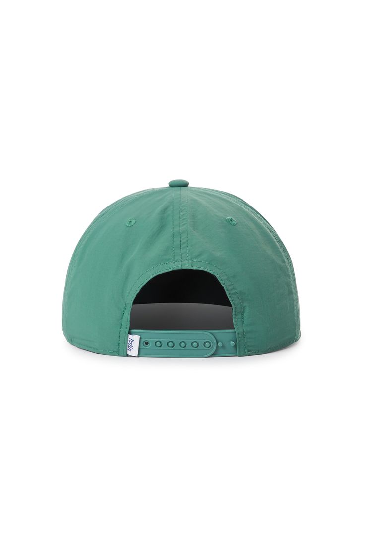 The Mental Vacation Hat is made from 100% nylon and features a retro type embroidery. 100% Nylon 5-panel hat Mid-crown unstructured Katin custom embroidery Snapback closure Nylon Snapback Hat For Outdoor Activities, Functional Green Adjustable Baseball Cap, Adjustable Nylon Baseball Cap, Functional Adjustable Green Baseball Cap, Casual Nylon Snapback Hat, One Size Fits Most Nylon Snapback Hat, Casual Nylon Snapback Baseball Cap, Adjustable Nylon Baseball Cap With Curved Brim, Casual Nylon Baseball Cap With Flat Bill