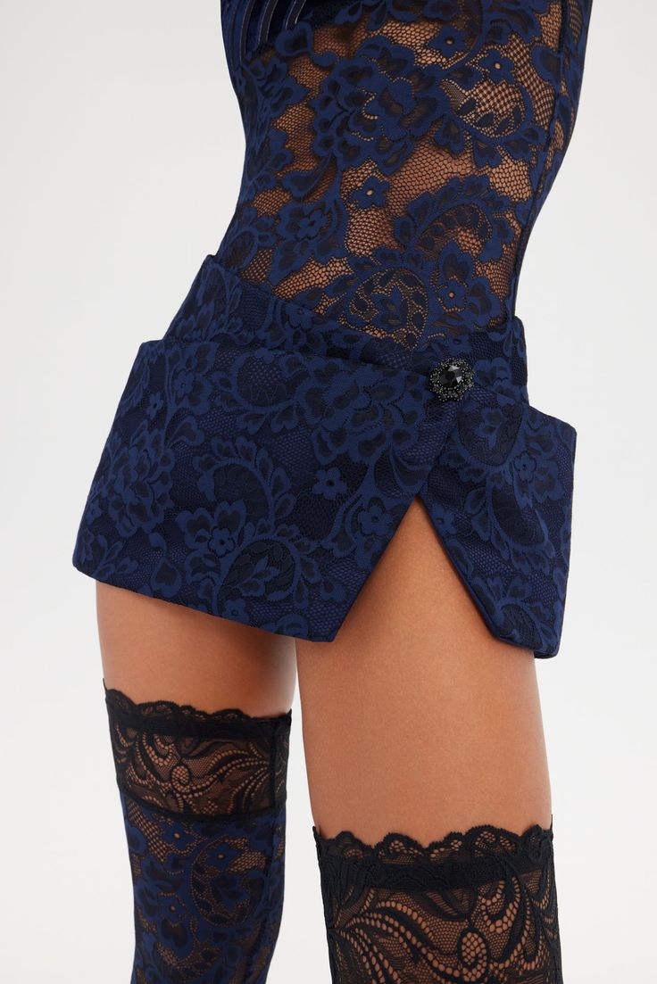 Twilight Mini Skirt – BRIELLE Elegant Lace Mini Bottoms, Elegant Lace Mini-length Bottoms, Elegant Lace Mini Length Bottoms, Elegant Mini Length Lace Bottoms, Elegant Lace Evening Skirt, Elegant Fitted Lace Mini Skirt, Chic Formal Lace Skirt, Elegant Lace Party Bottoms, Elegant Cocktail Mini Skirt