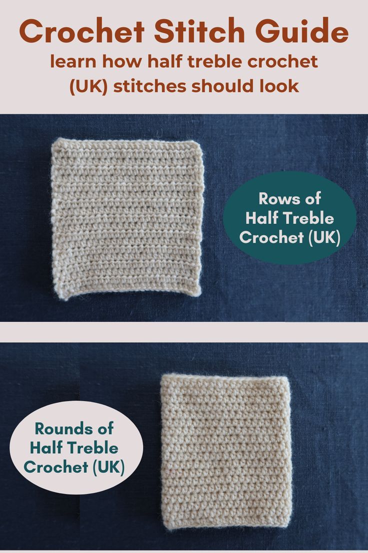 the crochet stitch guide is shown with instructions for how to knit it and how to