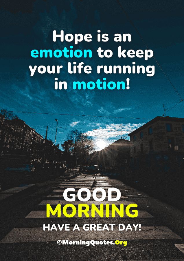 the words good morning have a great day