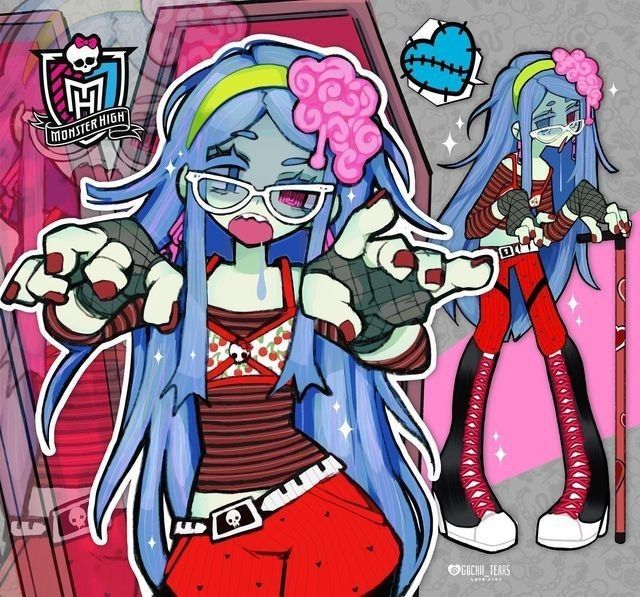 Pink Hair, Monster High, Cartoon Characters, Twitter, Pants, Red, Hair, Pink, Blue