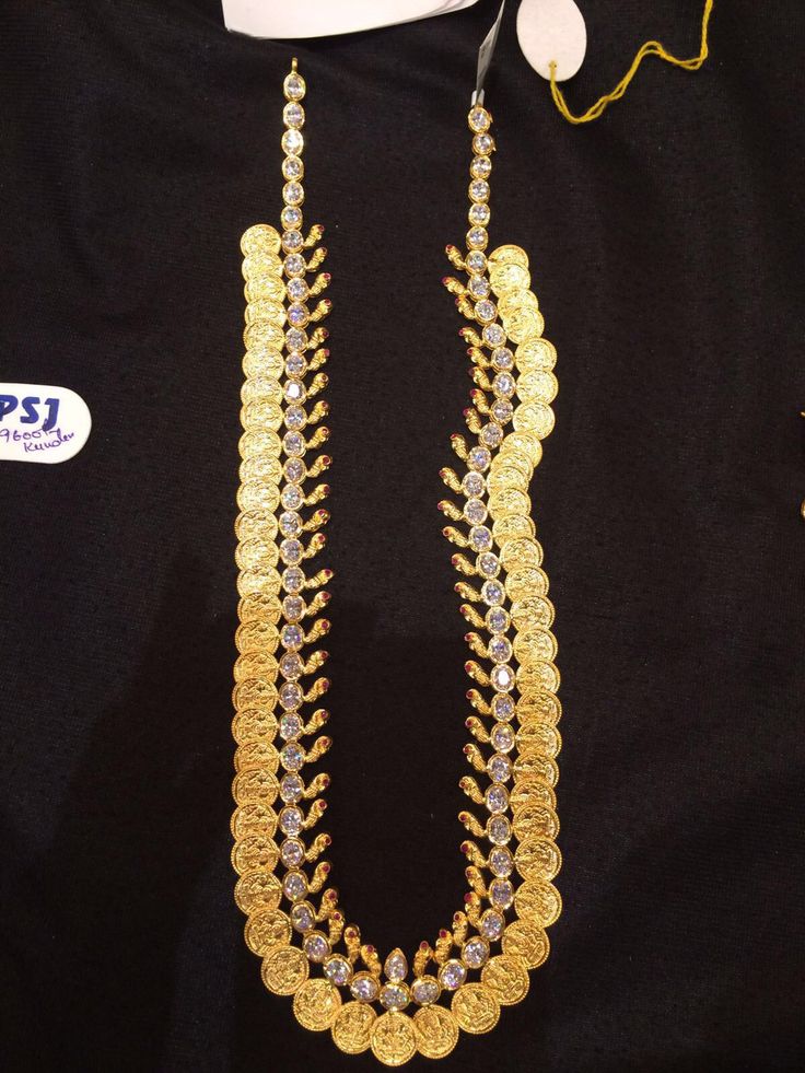 Long necklace Kas Czs 50 GMs 50 Gms Gold Long Chain, 50gms Gold Necklace, Diamond Kasulaperu, Kasula Haram, Kasula Peru, Lightweight Jewellery, Kasu Mala, Gold Long Chain, Jhumka Designs