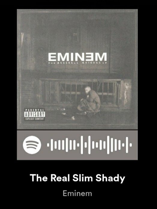 the real slim shady album cover art for emiem's new album, emiem