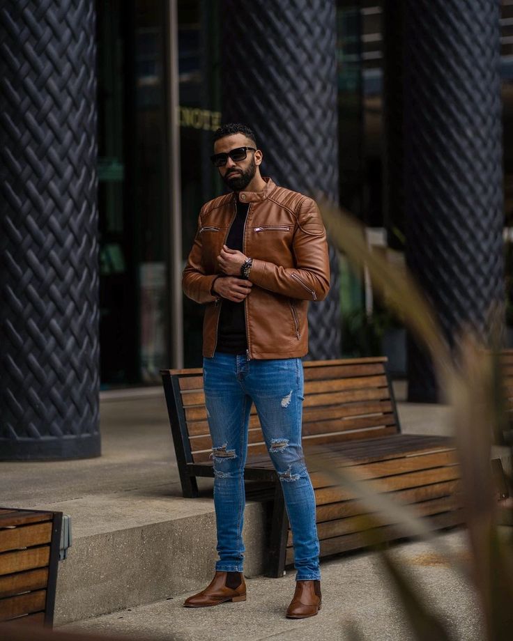 Brown Chelsea Boots Outfit, Tan Boots Outfit, Brown Boots Outfit, Chelsea Boots Outfit, Boots Men Outfit, Boots Outfit Men, Stock Clearance Sale, Trendy Mens Fashion, Men Fashion Casual Shirts