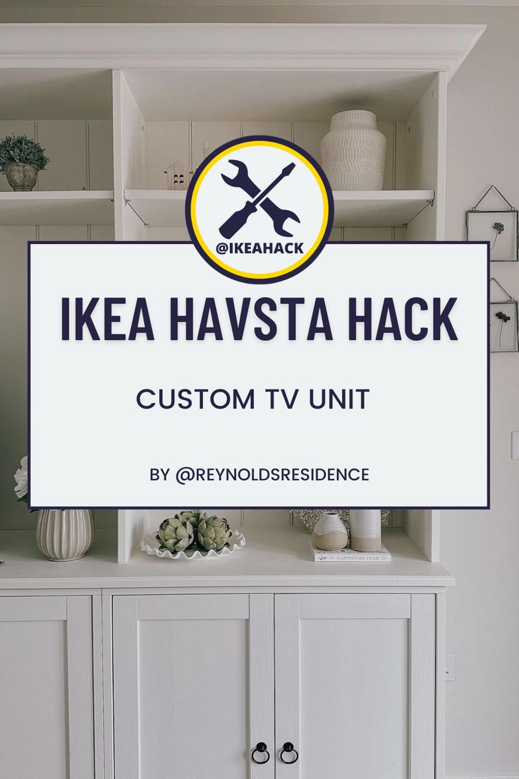 the ikea havsta hack custom tv unit