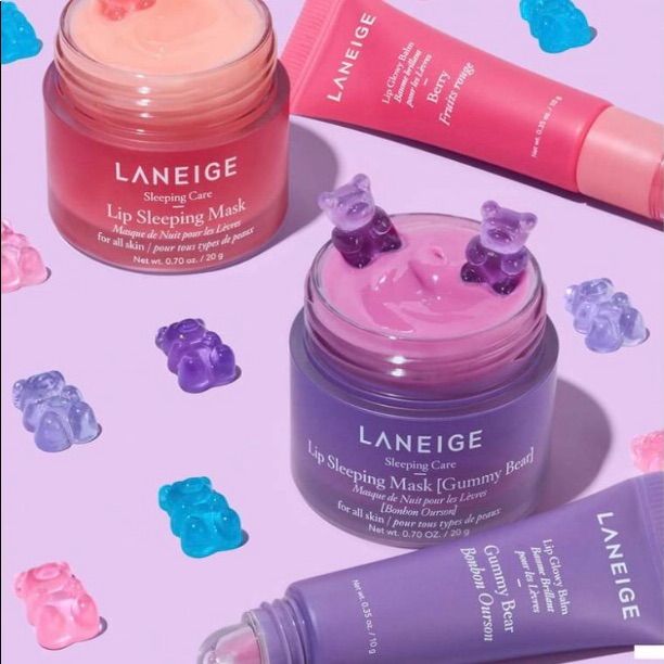 Laneige Gummy Bear Lip Sleeping Mask Brand New In Box This Listing Is For The Mask Only Sold Out!!! Koleksi Makeup, Alat Makeup, Lip Balm Collection, Laneige Lip, Sephora Skin Care, Perfect Skin Care Routine, Laneige Lip Sleeping Mask, Pretty Skin Care, Lip Sleeping Mask