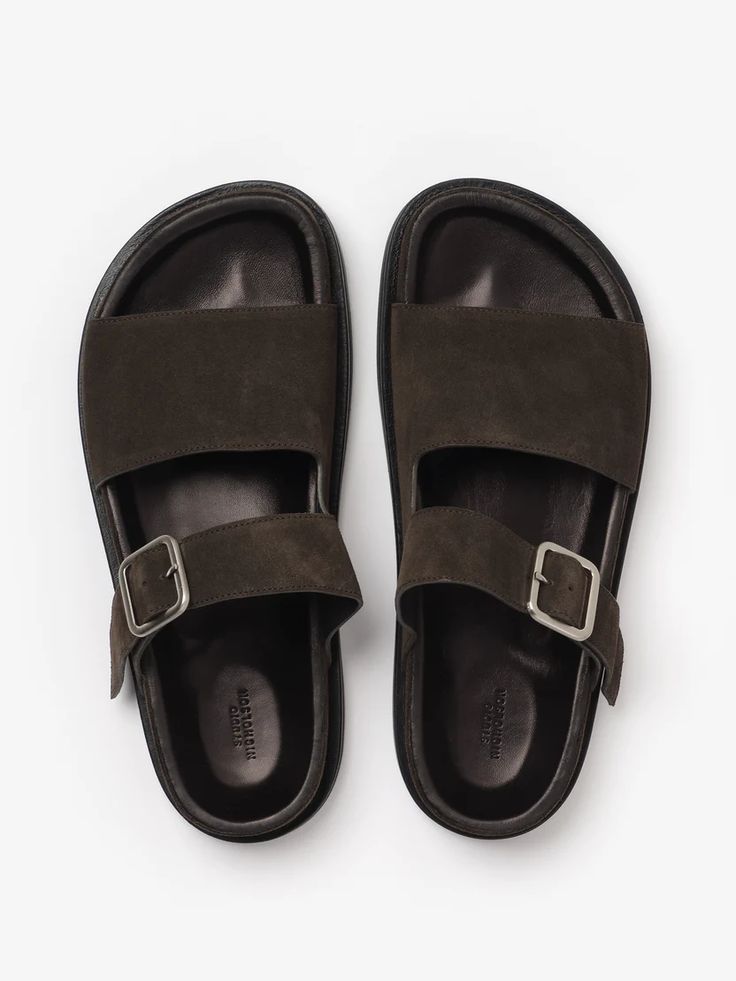 Swag Hats, Mens Leather Sandals, Studio Nicholson, Stylish Mens Outfits, Men's Footwear, Buckle Sandals, Sole Shoes, Suede Sandals, Sandal Fashion