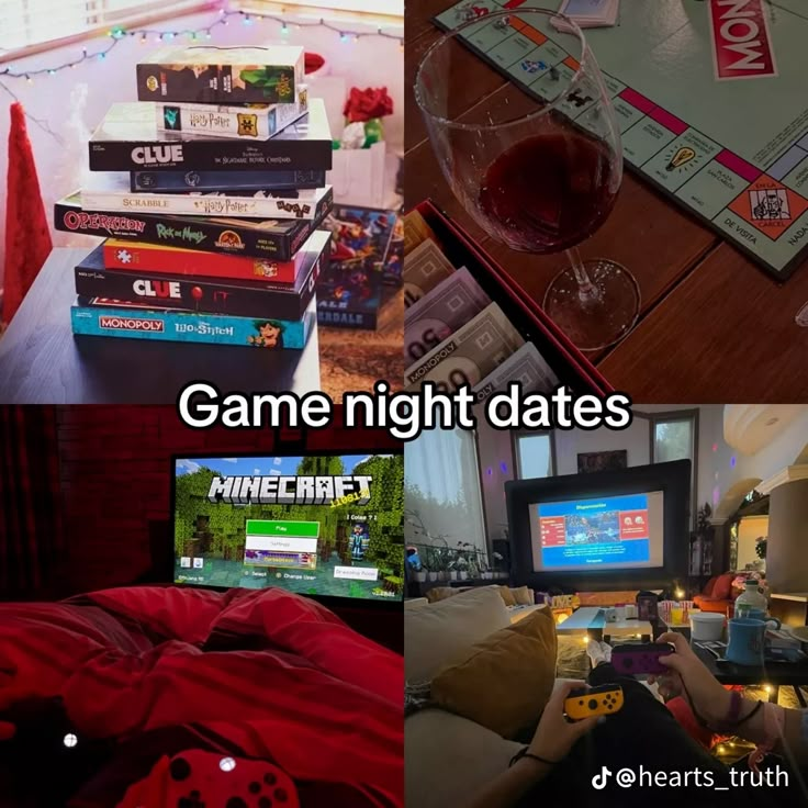 Cute Date Ideas For Adults, Board Games Date Night, Perfect Date Ideas Pictures, Marriage Date Ideas, Couples Date Night Aesthetic At Home, Dates To Go On, Cute Date Ideas For Couples Pictures, Cute Home Date Ideas, Cute Couple Activities At Home