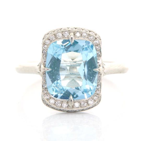 RINGS – YI COLLECTION Luxury Diamond Topaz Ring With Cushion Cut, Luxury Cushion Cut Diamond Topaz Ring, Luxury Light Blue Brilliant Cut Topaz Ring, Luxury Platinum Topaz Ring With Halo Setting, Luxury Blue Topaz Ring With Diamond Accents, Luxury Light Blue Ring With Brilliant Cut, Luxury White Gold Topaz Ring With Halo Setting, Luxury Light Blue Brilliant Cut Ring, Luxury Light Blue Aquamarine Rings