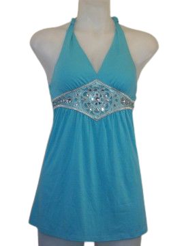 Aqua Mar-Q jewled/embroidered halter top - small Sublimation Ideas Projects Inspiration, Save File, Sublimation Ideas, Future Clothes, Girl Fits, Famous Designers, Pinterest Outfits, Dream Clothes, Y2k Fashion