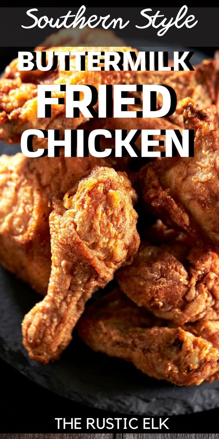 If you love delicious, crispy fried chicken, this southern fried chicken recipe is for you! Soaked in a seasoned buttermilk brine, coated in seasoned flour and deep fried in lard to a perfect, crisp finish you’ll never fry chicken any other way. Fried Chicken Brine, Southern Fried Chicken Recipe, Best Fried Chicken Recipe, Fried Chicken Seasoning, Fried Chicken Breast Recipe, Chicken Seasoning Recipes, Chicken Wing Recipes Fried, Fried Chicken Recipe Southern, Deep Fried Recipes