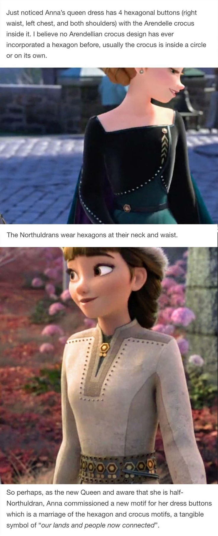 an image of the same character in frozen water and then, there are two different pictures