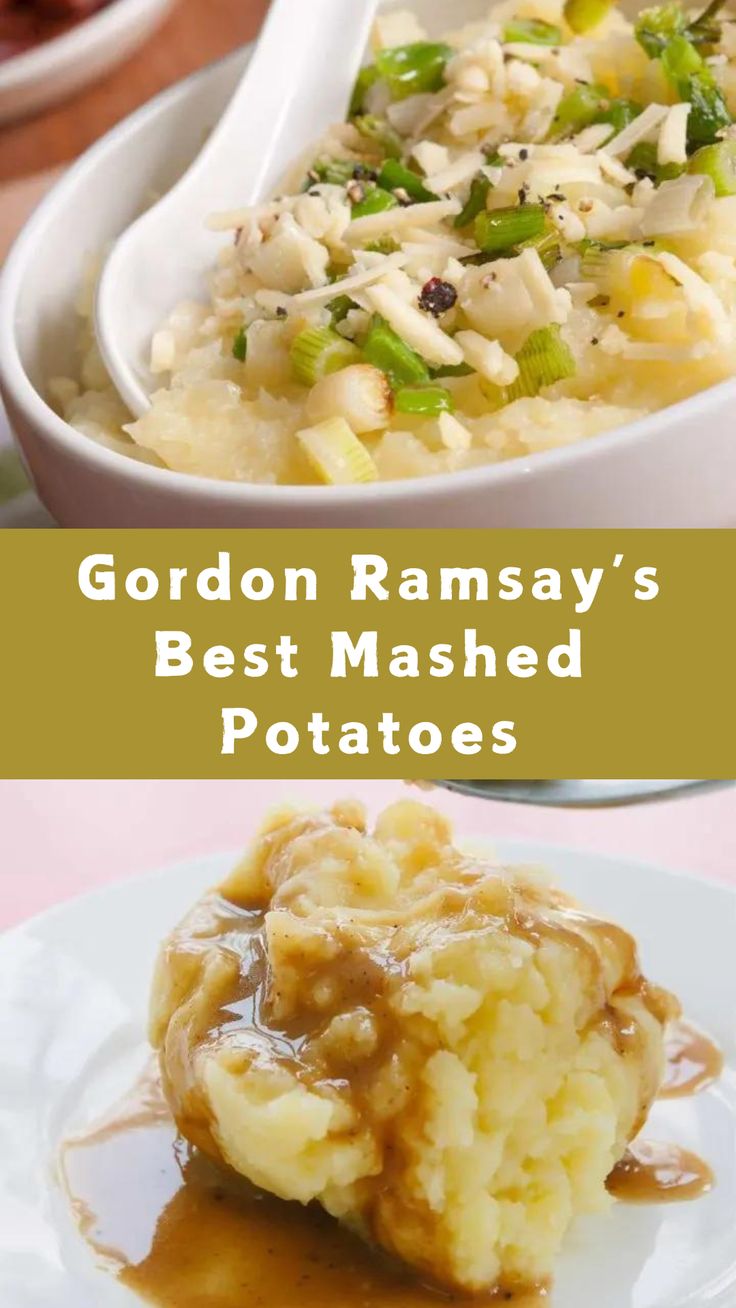 Gordon Ramsay’s Best Mashed Potatoes Gordon Ramsay Mashed Potatoes, Dinner For Company, Gordon Ramsay Home Cooking, Gordon Ramsay Dishes, Potato Nutrition Facts, 3 Course Meal, Gordon Ramsey Recipes, Celebrity Food, Gordon Ramsay Recipes