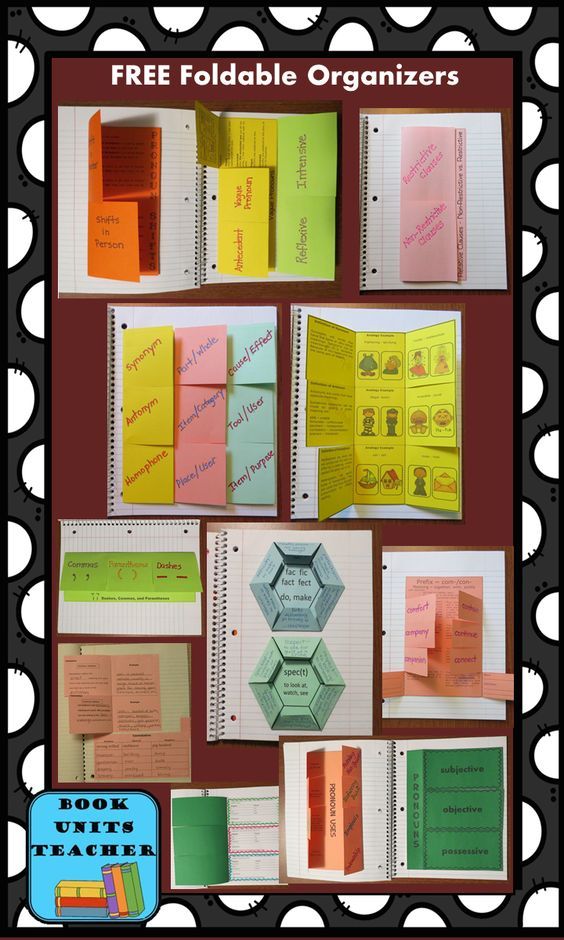 a collage of different types of folders and papers with the words free foldable organizers